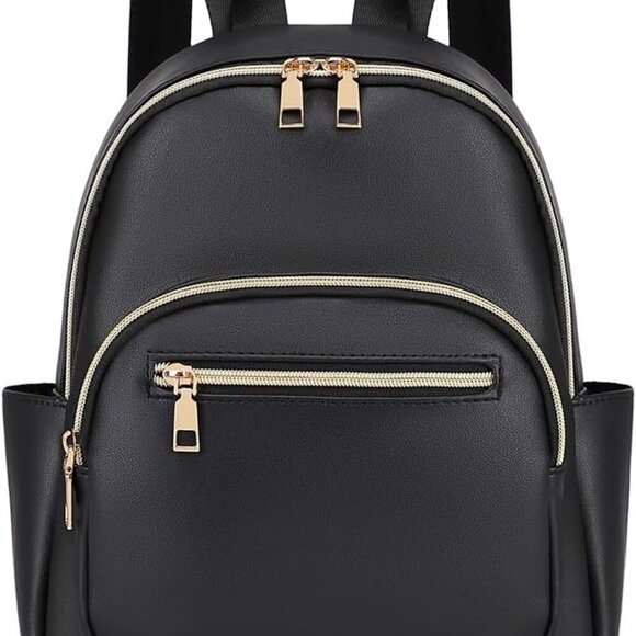 Mini Backpack Purse for Women PU Leather Small Casual Travel Daypack - Picture 1 of 7